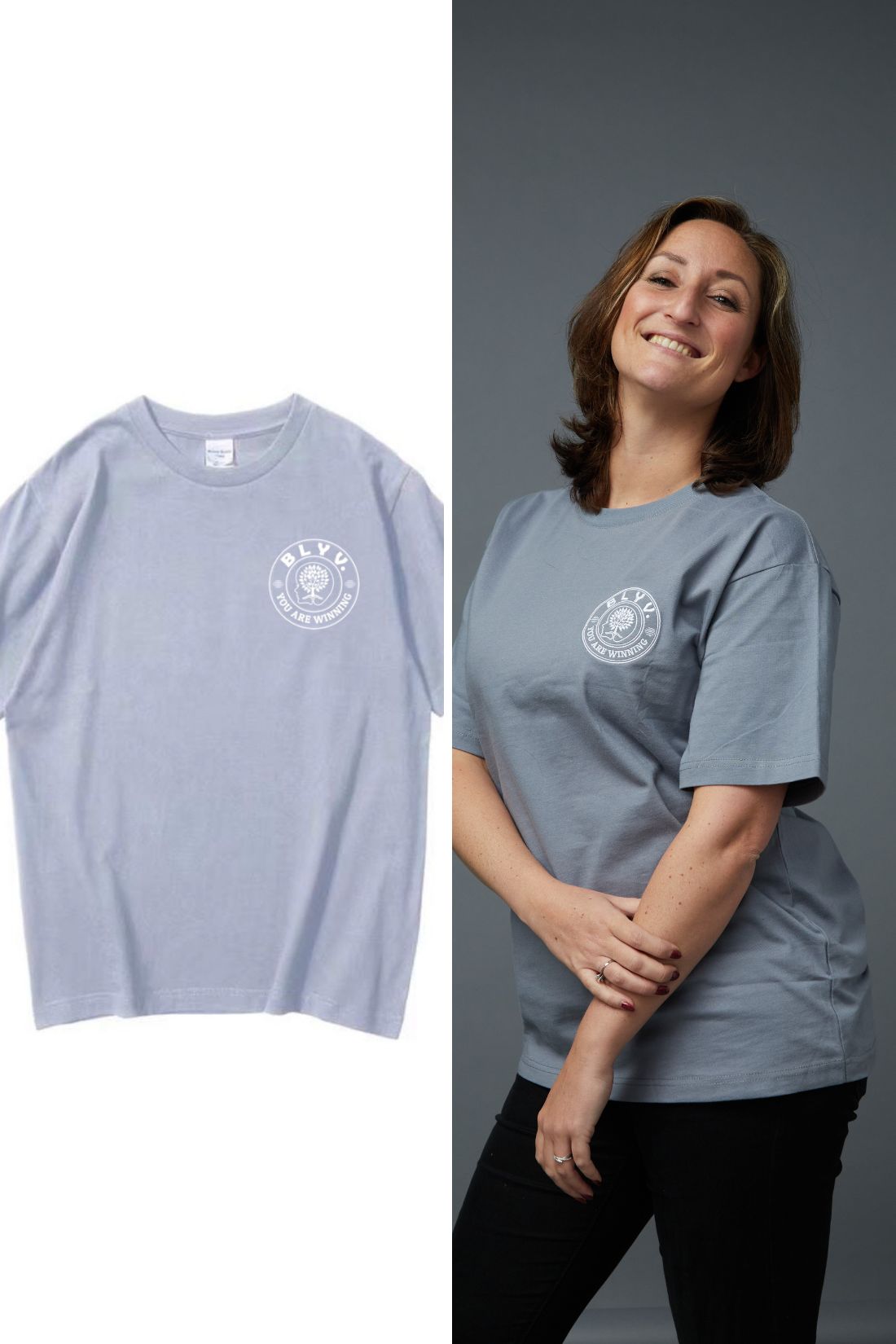 (Unisex) BLYV | Space Grey T-Shirt
