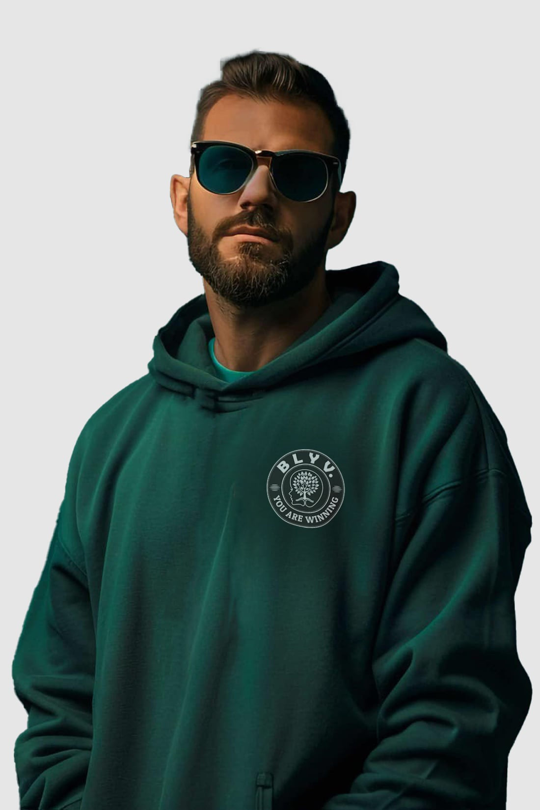 BLYV. | Forest Green Hoodie