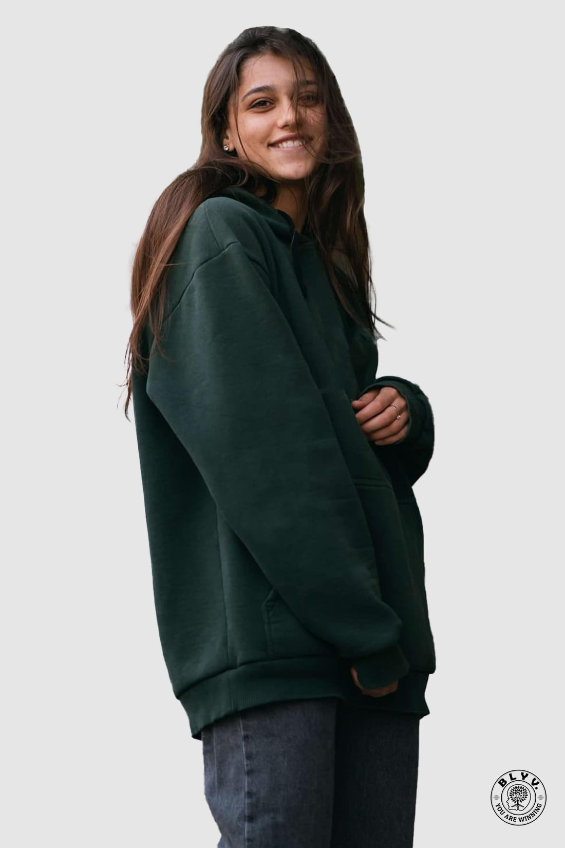 BLYV. | Forest Green Hoodie