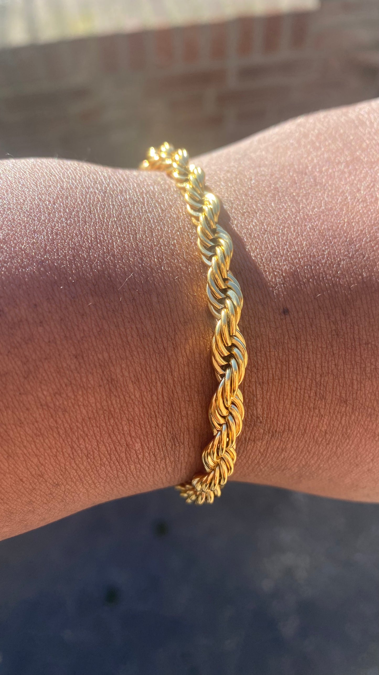 BLYV. | Rope Bracelet 18K Gold Plated