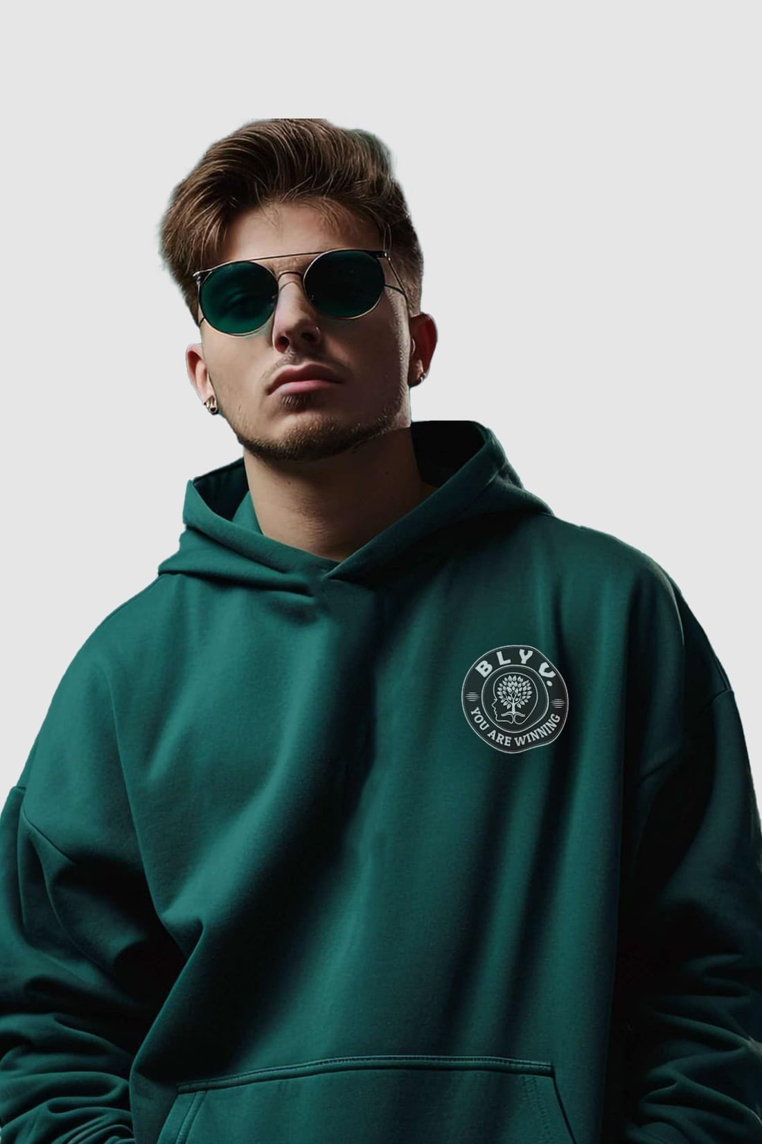 BLYV. | Forest Green Hoodie