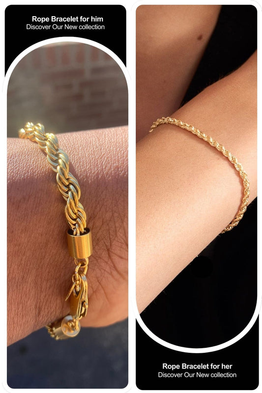 BLYV. | Rope Bracelet 18K Gold Plated
