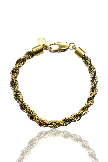BLYV. | Rope Bracelet 18K Gold Plated