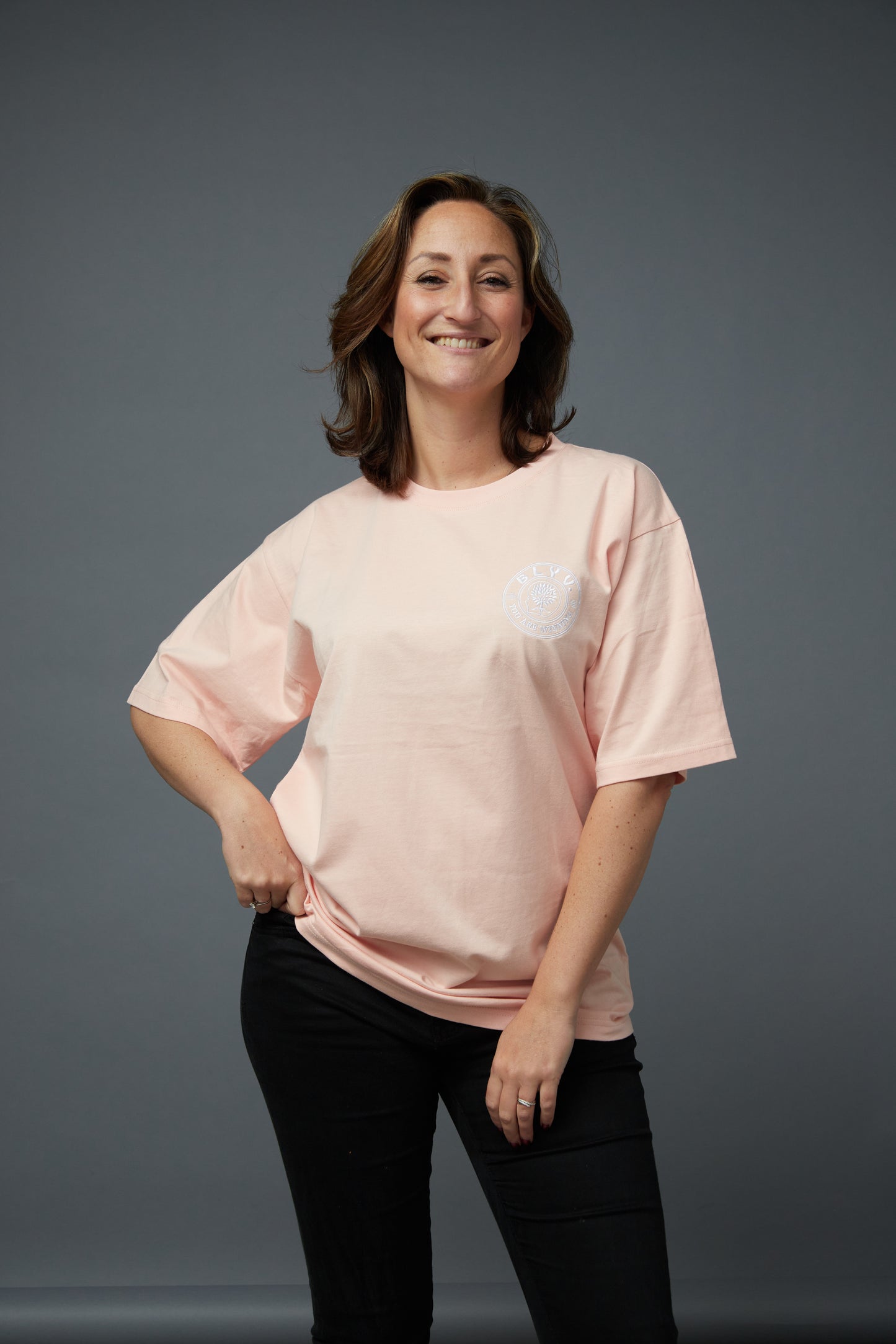 (Unisex) BLYV. | Soft Pink T-Shirt