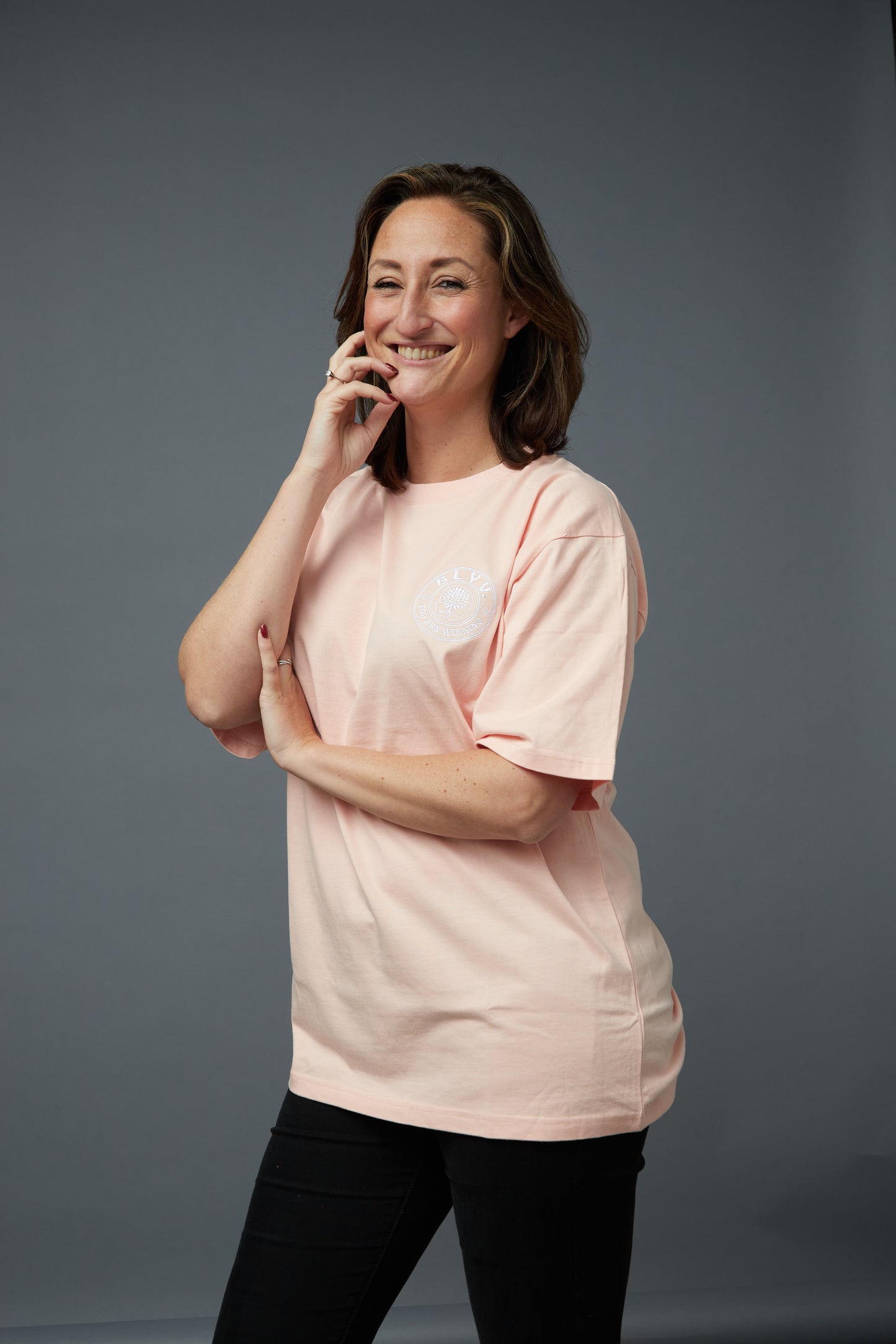 (Unisex) BLYV. | Soft Pink T-Shirt