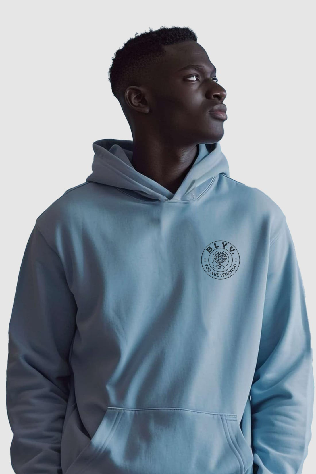 BLYV. | Soft Blue Hoodie