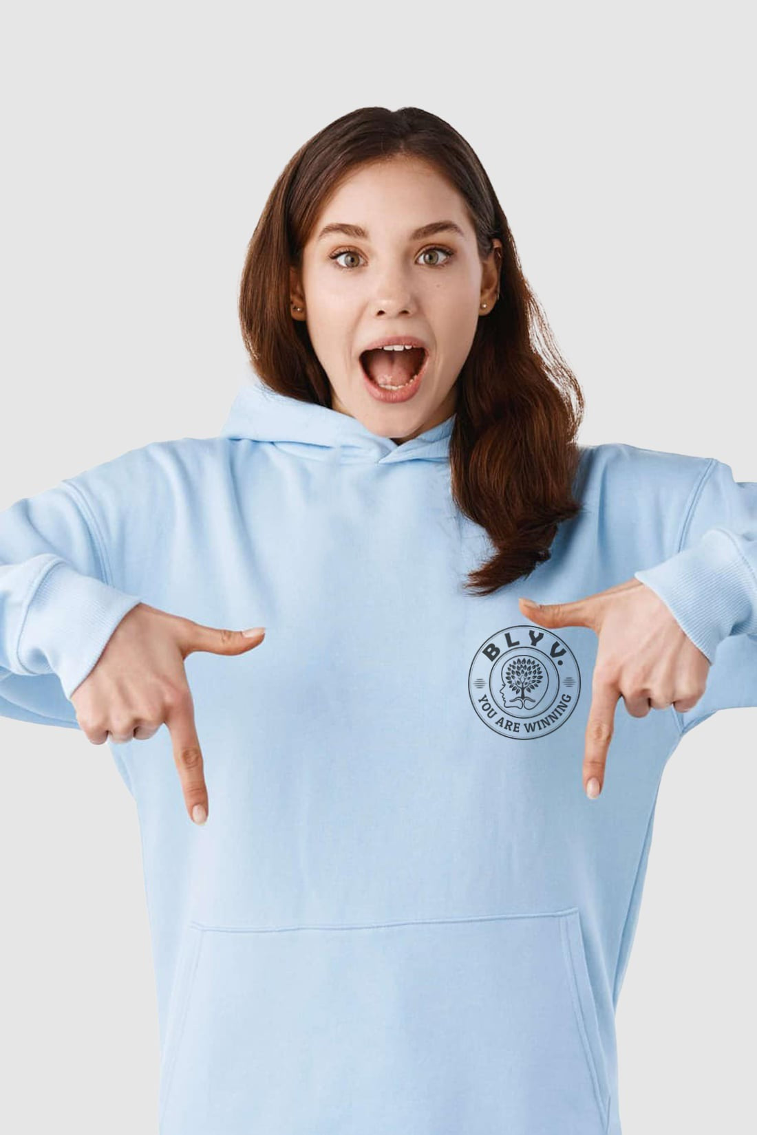 BLYV. | Soft Blue Hoodie
