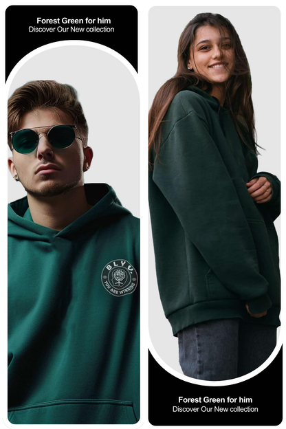 BLYV. | Forest Green Hoodie